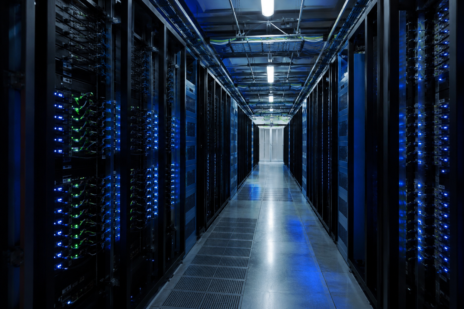 Serverraum für lokale KI-Modelle auf eigener Infrastruktur